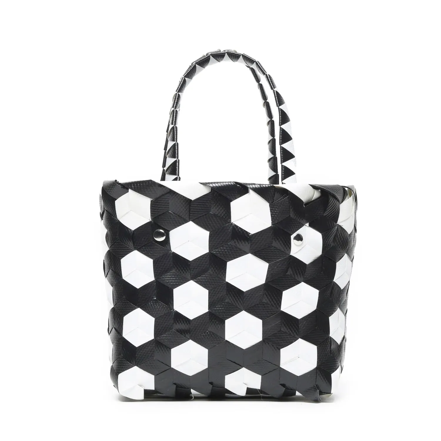 Borsa Dot Marni A Cestino Nera E Bianca