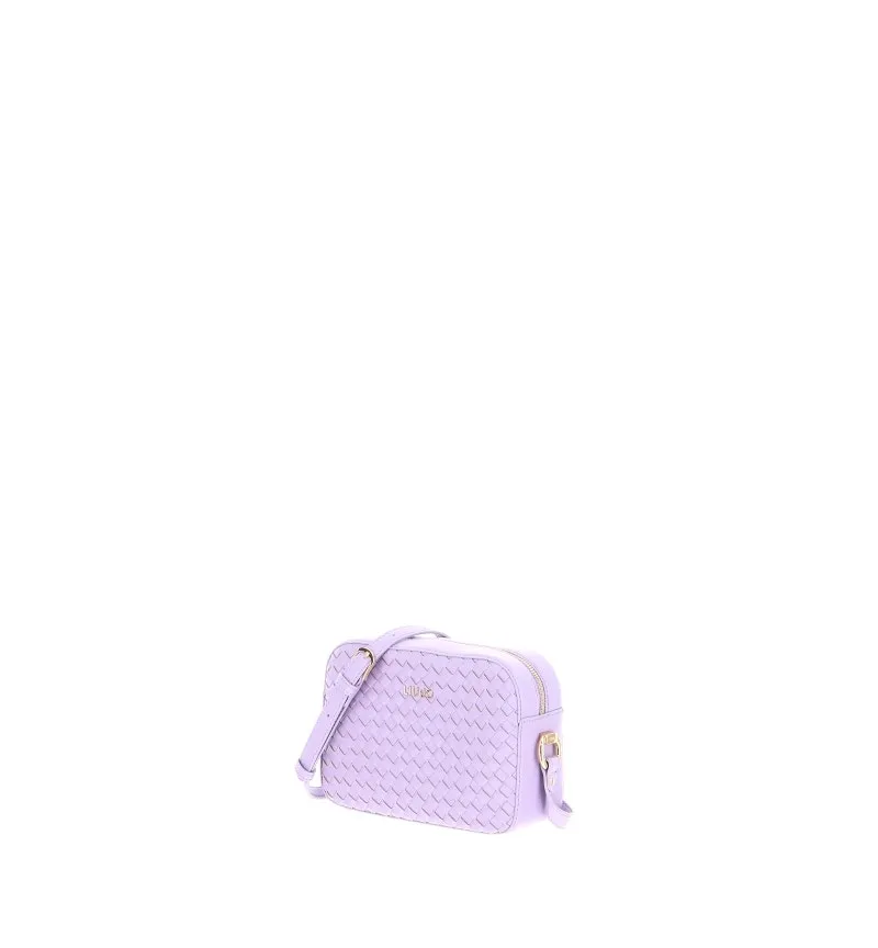Borsa similpelle intrecciata