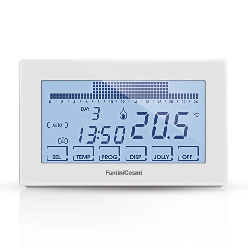 Cronotermostato Wi-Fi Settimanale Touchscreen, a batterie Intellicomfort - FANTINI COSMI CH180WIFI 