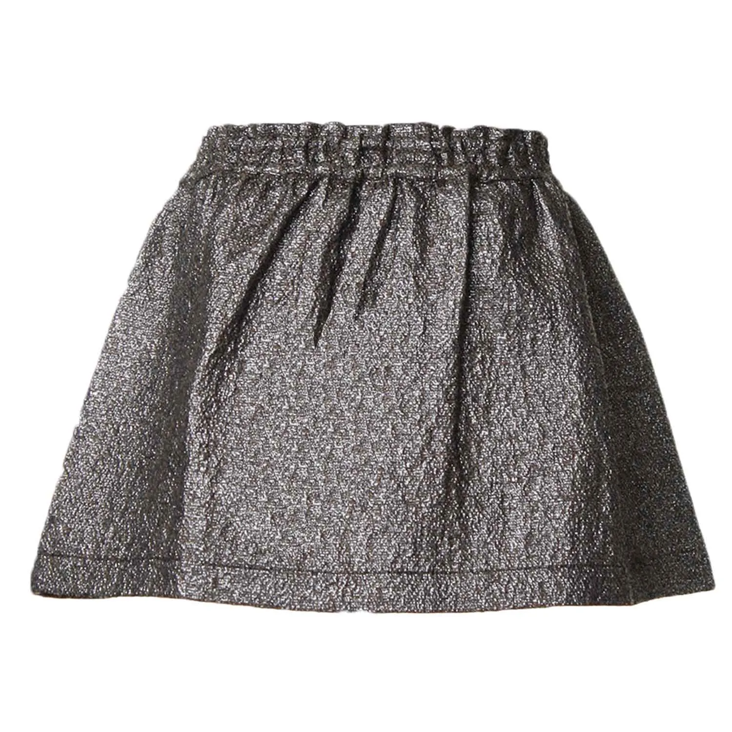 Gonna Bambina Nera-Lurex