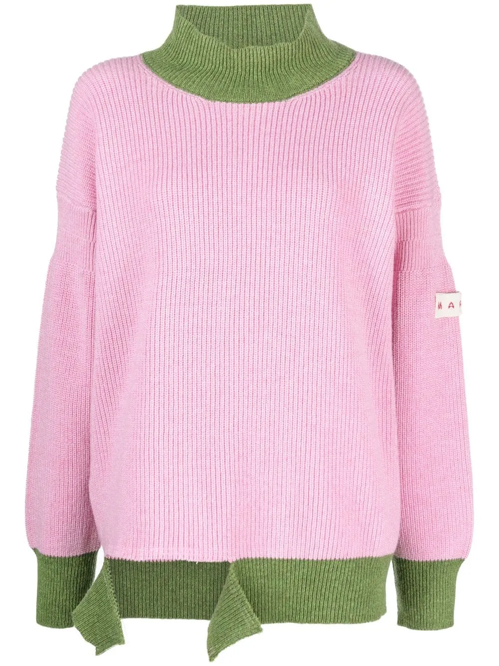 MARNI CREW NECK LONG SLEEVES LOOSE FIT SWEATER