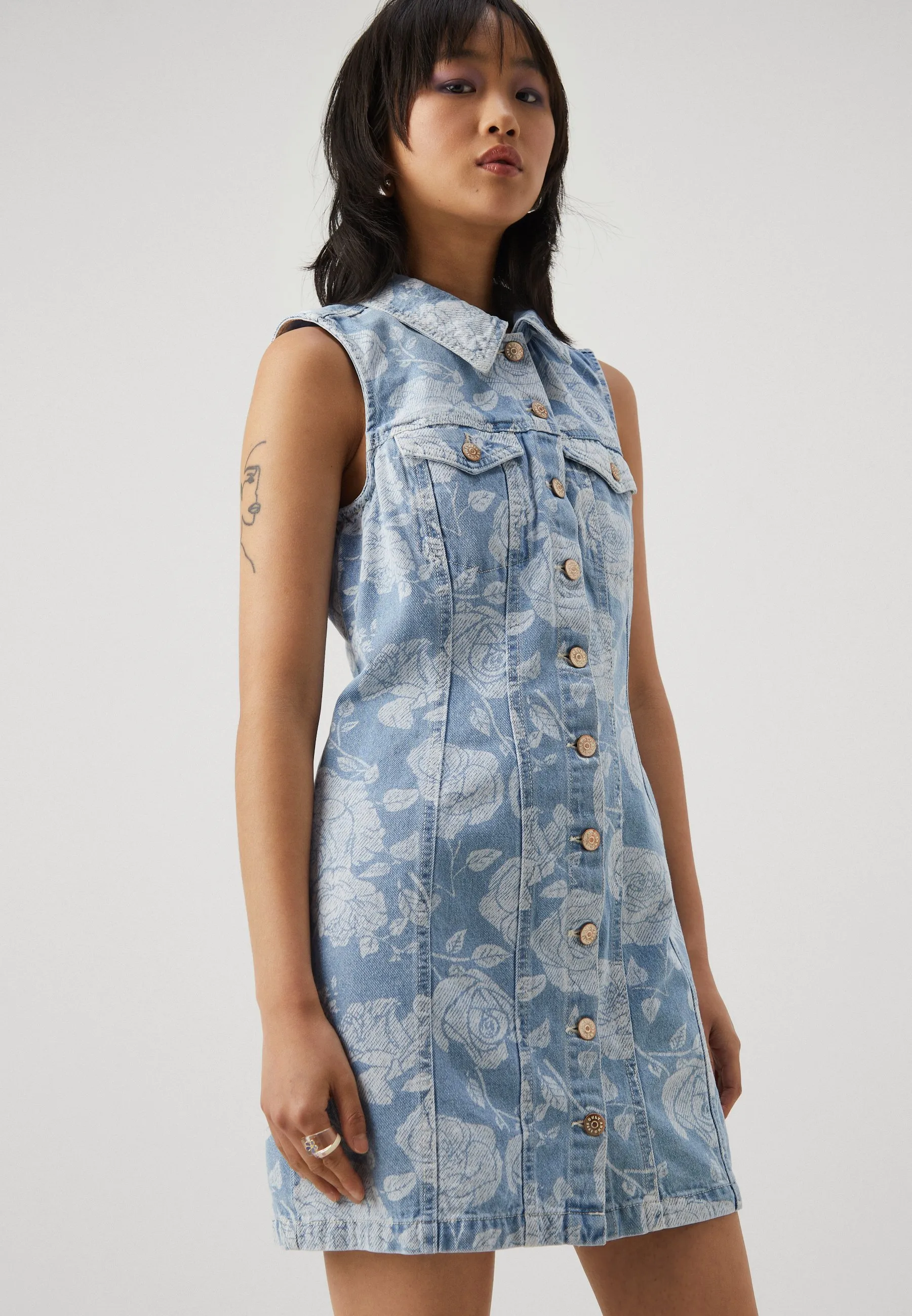 ONLZINDY DRESS - Vestito di jeans