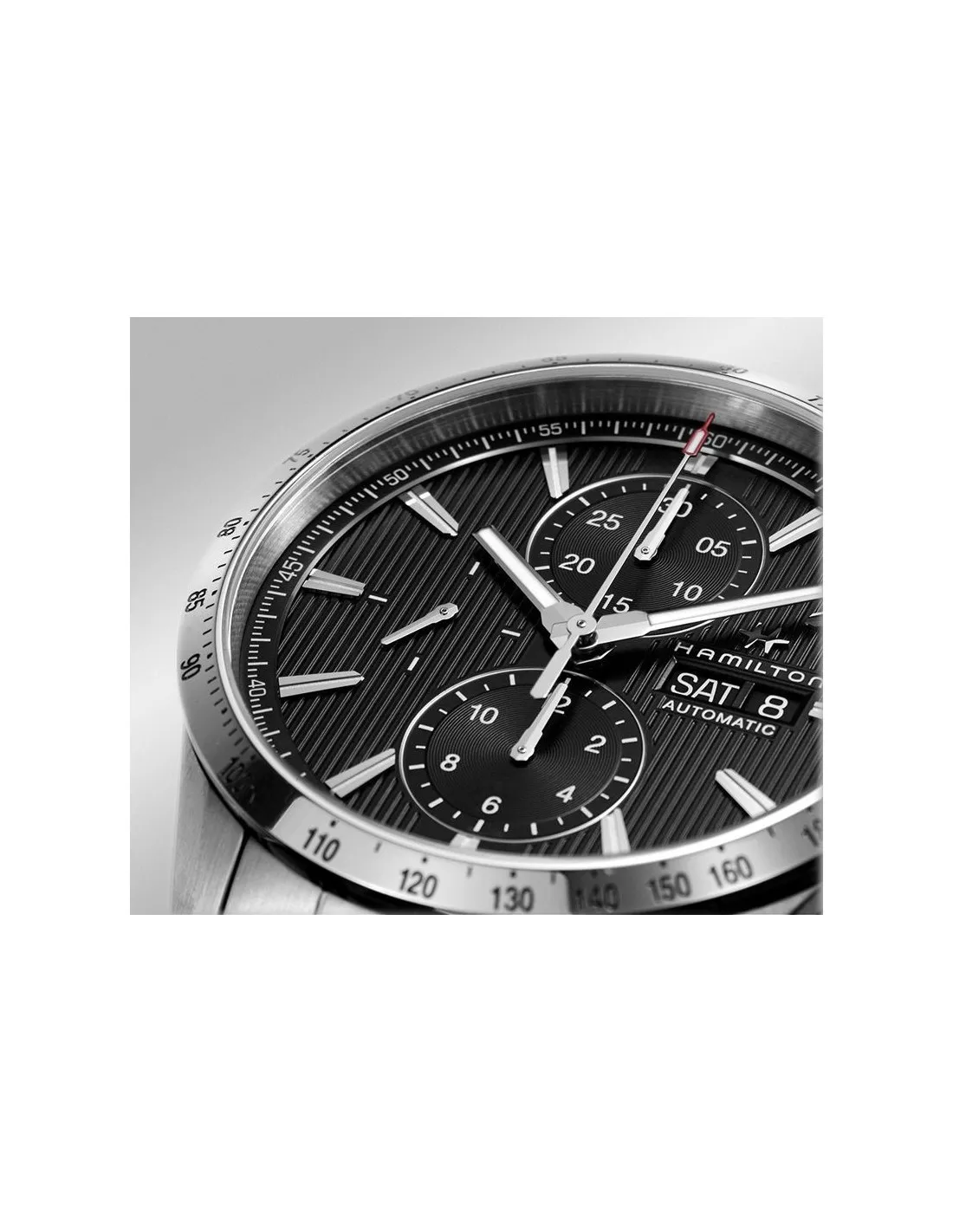 Orologio Hamilton Broadway Day Date Auto Chrono Nero