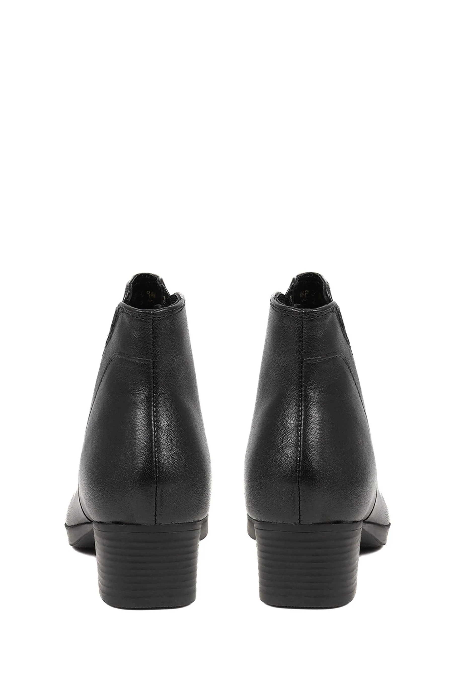 Pavers - Nero in pelle con tacco - Stivaletti