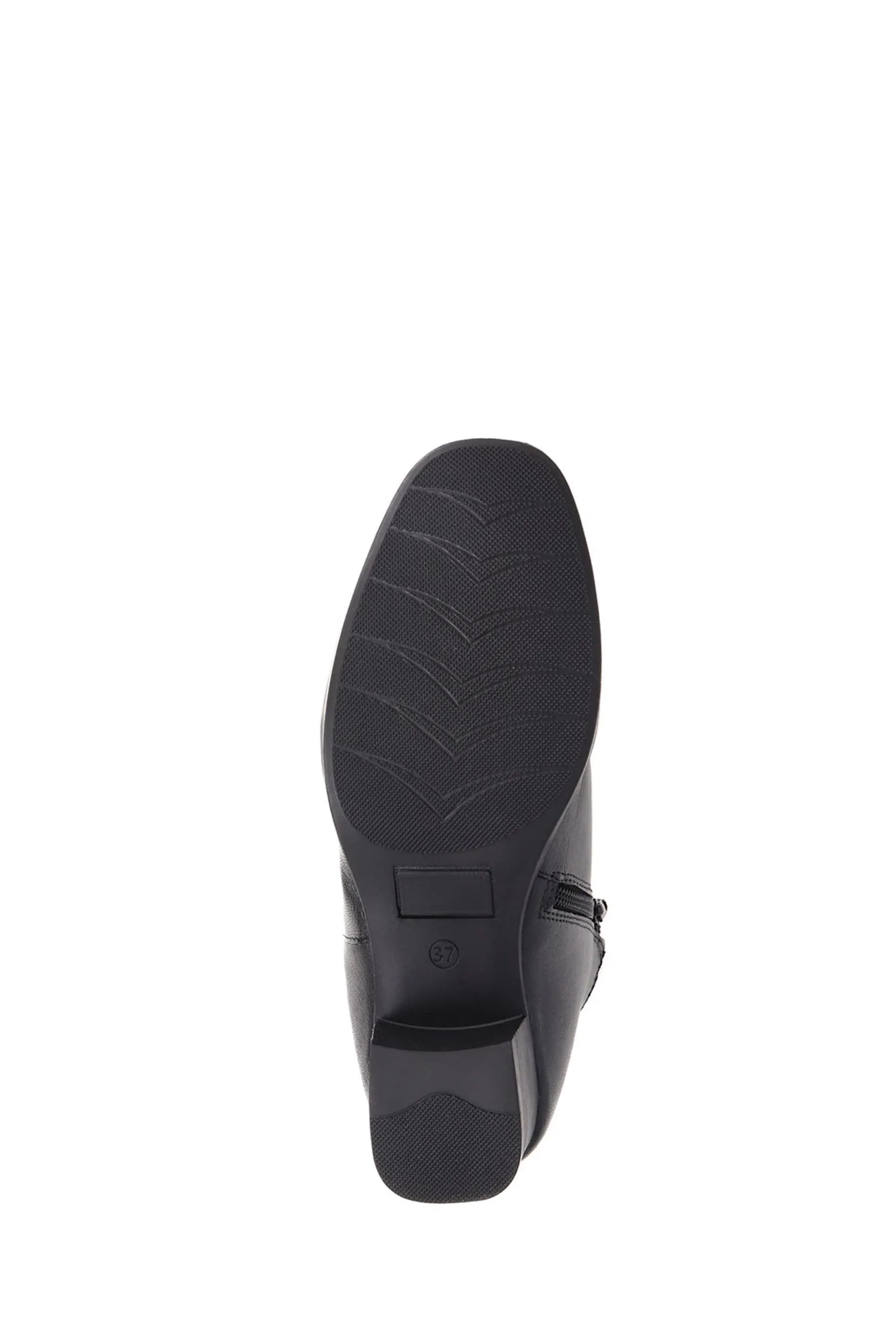 Pavers - Nero in pelle con tacco - Stivaletti