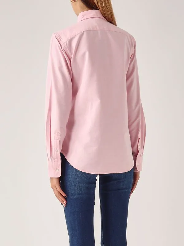 POLO RALPH LAUREN  Camicia donna Polo Ralph Lauren in tessuto Oxford Rosa